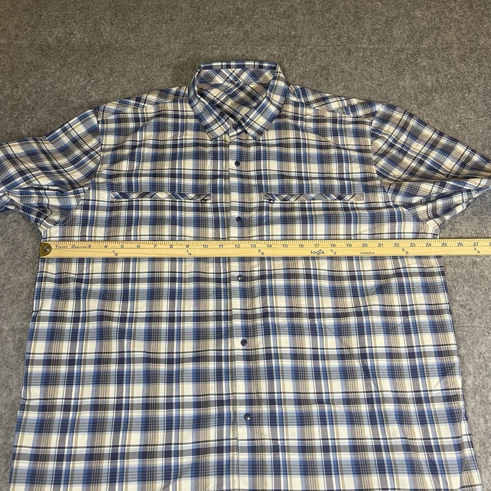 Rohan Equator Shirt Mens Size XL Long Sleeve Plaid Pattern Sun Protection UPF 40 - Picture 8 of 8